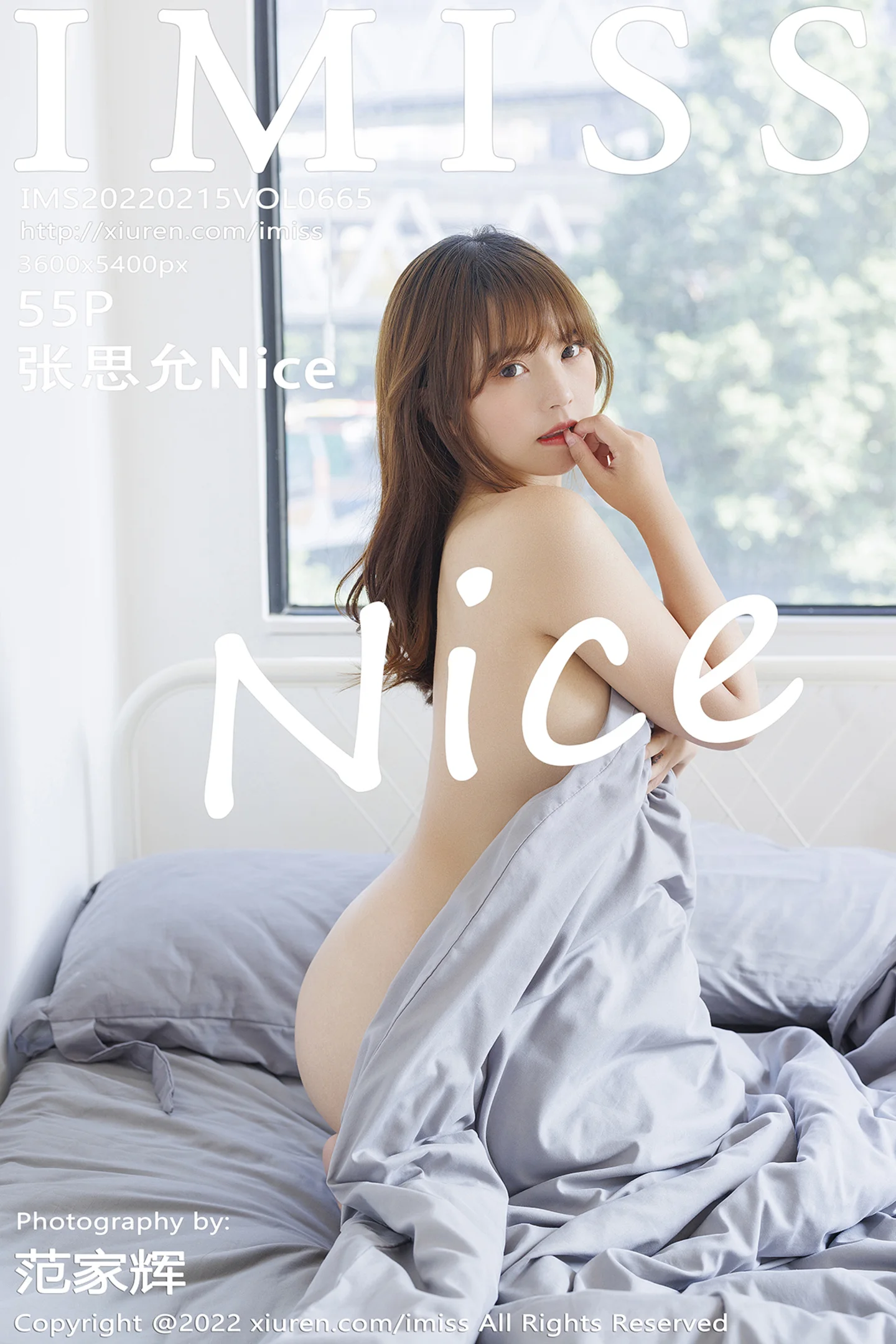 [IMISS爱蜜社]Vol.665_模特张思允Nice私房半脱露性感灰色内衣配原色丝袜撩人诱惑写真55P-秀人网 - XiuRen.Space